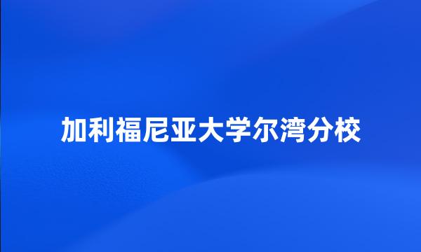 加利福尼亚大学尔湾分校