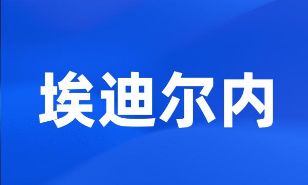 埃迪尔内