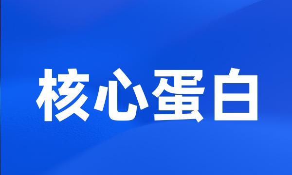 核心蛋白