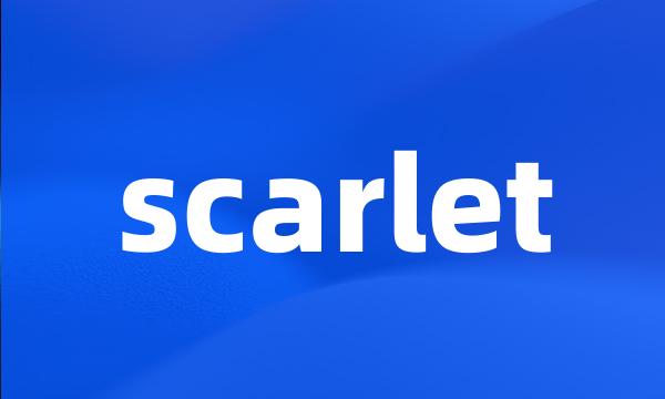 scarlet