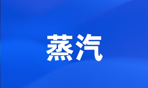 蒸汽