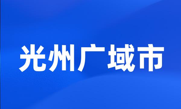 光州广域市