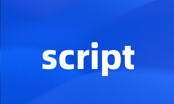 script