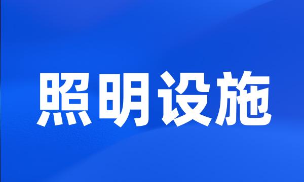 照明设施