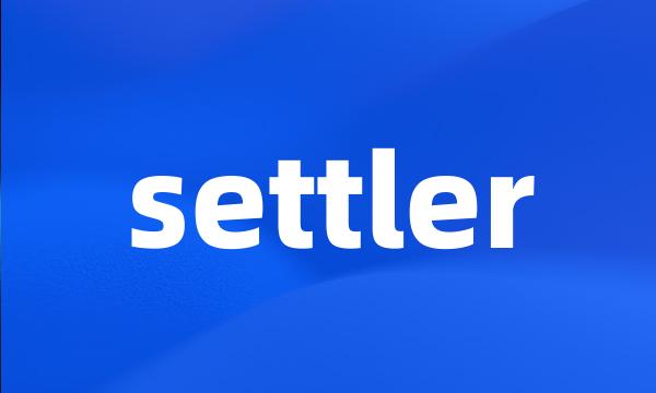 settler