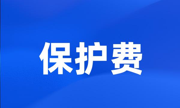 保护费