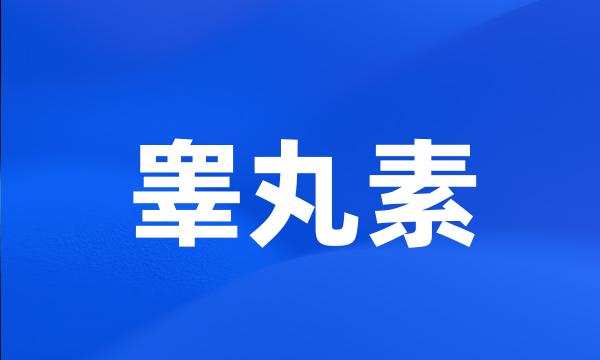 睾丸素