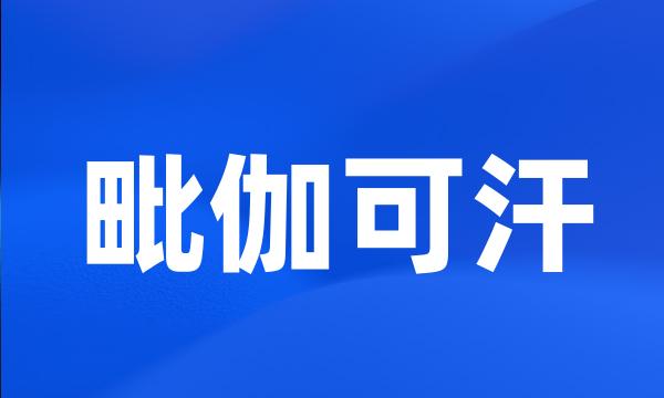 毗伽可汗