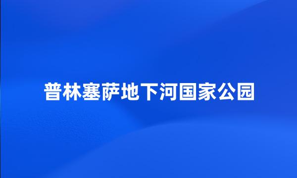 普林塞萨地下河国家公园