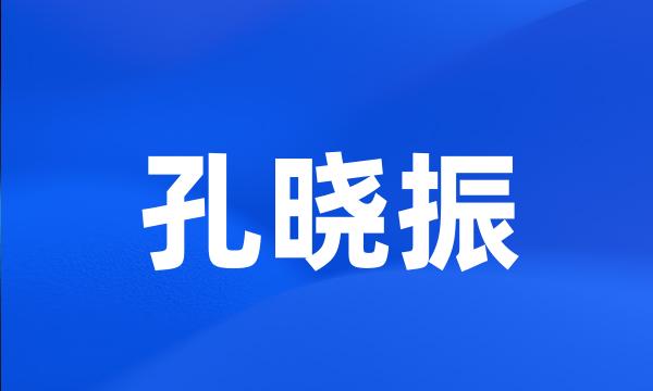 孔晓振