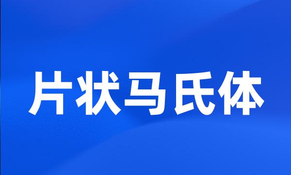 片状马氏体