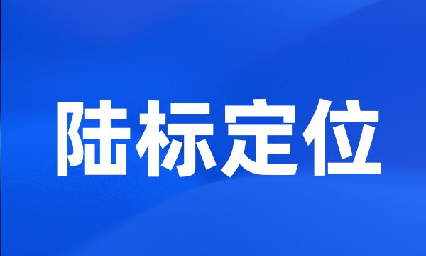 陆标定位