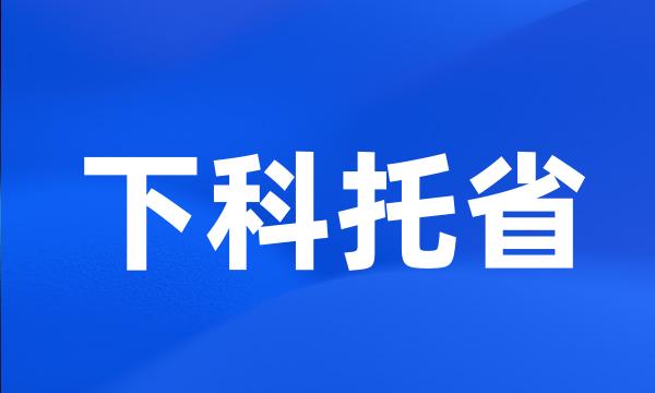 下科托省