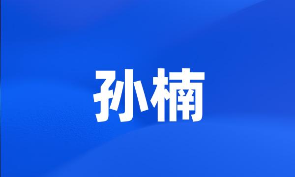 孙楠