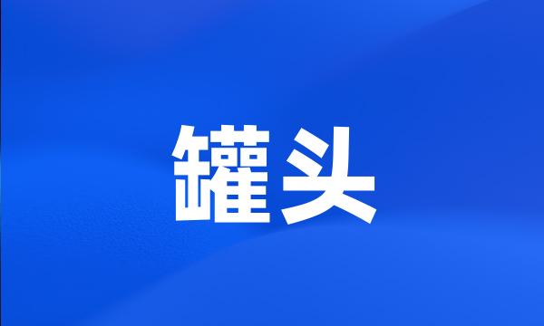 罐头