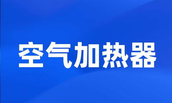 空气加热器